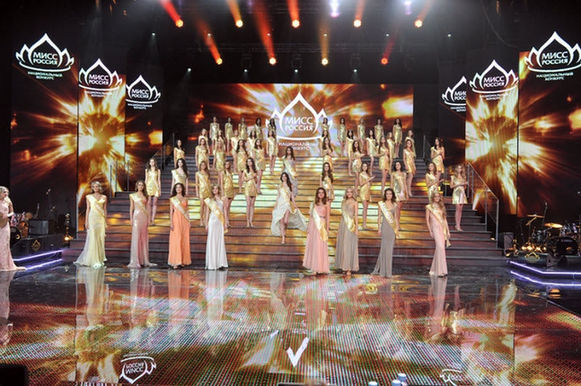 2012年度俄罗斯小姐选美大赛现场实拍