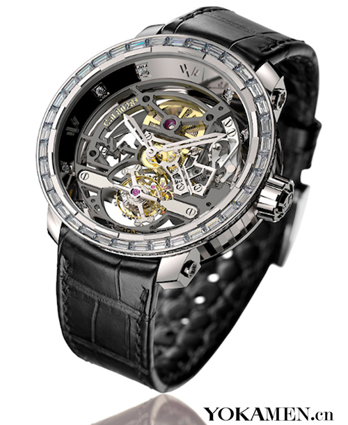 机械结构 迪威特精心构设镂空陀飞轮表[1]